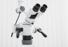How do I maintain and clean a modular stereo microscope?